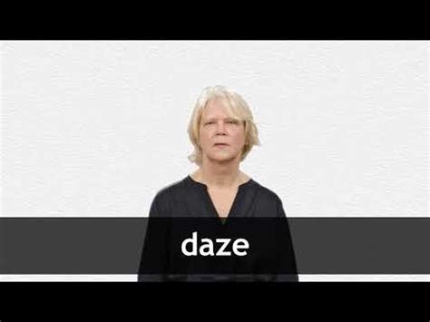 dhazu pronunciation|How to pronounce DAZE in American English .
